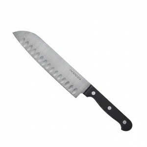 Mega linea Santoku coltello da Chef 20cm manico in legno acciaio inox 3 cr13 materiale per la cottura per uso cucina - Product Image 2