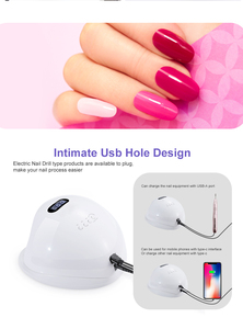 Secador de uñas de curado rápido de 72W, lámpara de uñas LED UV solar recargable por USB con sensor inteligente para salón - Product Image 6