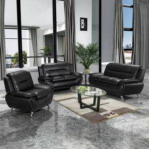 Juego de Sofás Seccionales Reclinables de 7 Plazas, Modernos y de Lujo, para Sala de Estar, en Cuero Transpirable, Marca Frank Furniture - Product Image 4