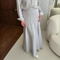 Moyen-Orient jupe costume arabe vêtements pour femmes nouvelle mode ample manches longues chemise Slim Fit deux pièces