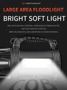 Lampe de poche Led projecteur Portable 400 Lumens 10km batterie 3600mah intégrée projecteur Portable étanche lampe de travail - Product Image 4