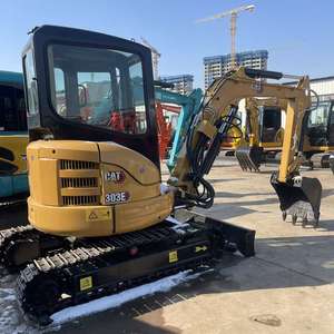 Mini-excavatrice hydraulique d'occasion CAT 303, Caterpillar 303 CR, excavatrice sur chenilles pour travaux d'ingénierie - Product Image 1