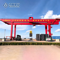 Grue portique à commande PLC pour manutention large de conteneurs, 40,5t, 50 tonnes, 60 tonnes, montée sur rail pour portique de conteneurs ferroviaires