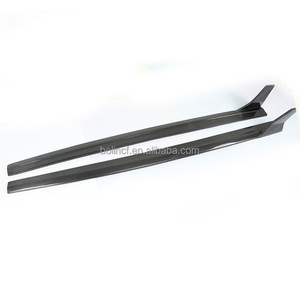 Jupes latérales en Fiber de carbone de style lame Kit de carrosserie de pare-chocs jupe de porte latérale pour <span class=keywords><strong>Audi</strong></span> <span class=keywords><strong>A3</strong></span> S3 2014-2020 <span class=keywords><strong>Sport</strong></span> trois berlines - Product Image 4