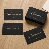 Cartes de visite professionnelles en papier offset imprimées recto verso avec logo personnalisé, finition brillante/mate