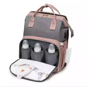 Gran oferta, bolsas húmedas personalizadas para mamá, fabricante <span class=keywords><strong>de</strong></span> Oxford, mochila impermeable para mamá <span class=keywords><strong>de</strong></span> <span class=keywords><strong>maternidad</strong></span>, pañal portabebés, <span class=keywords><strong>bolsa</strong></span> <span class=keywords><strong>de</strong></span> pañales - Product Image 1