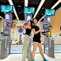Équipement de divertissement et de simulation pour sports de compétition : Simulateur de tir à l'arc commercial pour salle de jeux, machine de tir à l'arc intérieure