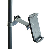 Support de téléphone réglable en silicone à clipser, support rotatif pour bureau, compatibilité universelle pour tablette, microphone, trépied