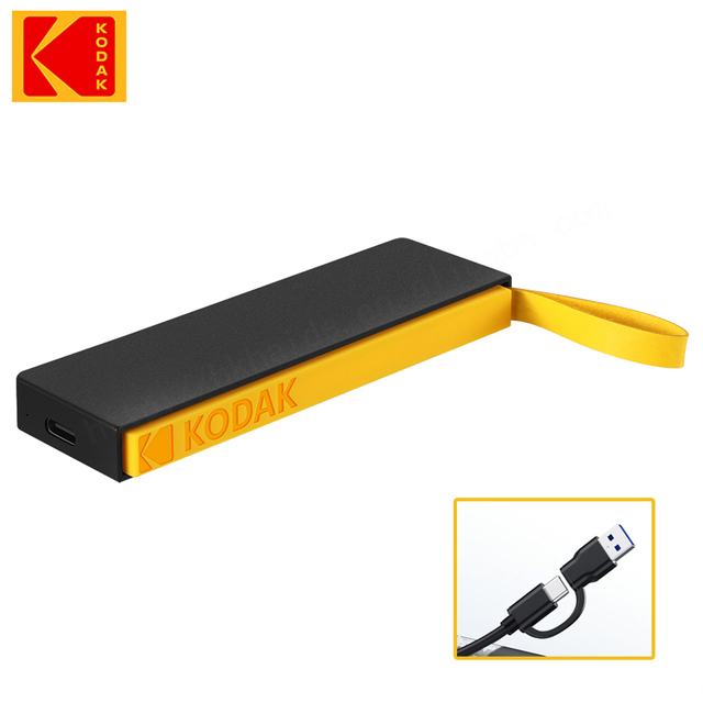 Kodak Portable SSD 2tb 1tb External Drive 512gb 256gb 128gb Extra Ssd 450MB/s Hard Disk for Phone Laptop