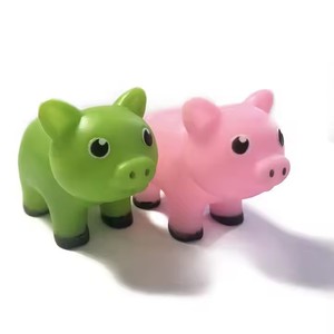 Cerdo de goma flotante de PVC Animales lindos Cerdo de goma que <span class=keywords><strong>grita</strong></span> para la hora del baño del bebé - Product Image 1