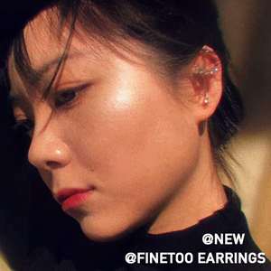 Boucles d'oreilles unisexe à crochet et Simple, <span class=keywords><strong>1</strong></span> pièce, perles de cristal, or, Piercing, hypoallergénique, tour d'oreille - Product Image 6