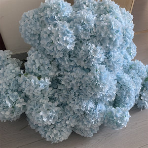 E-200 vente en gros <span class=keywords><strong>de</strong></span> haute qualité hortensia mariage Table à manger disposition fenêtre affichage soie hortensia artificiel <span class=keywords><strong>bleu</strong></span> clair - Product Image 1