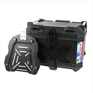 New materials Low price motorcycle trunk ABS plastic top box Motorcycle waterproof High quality motor tail box