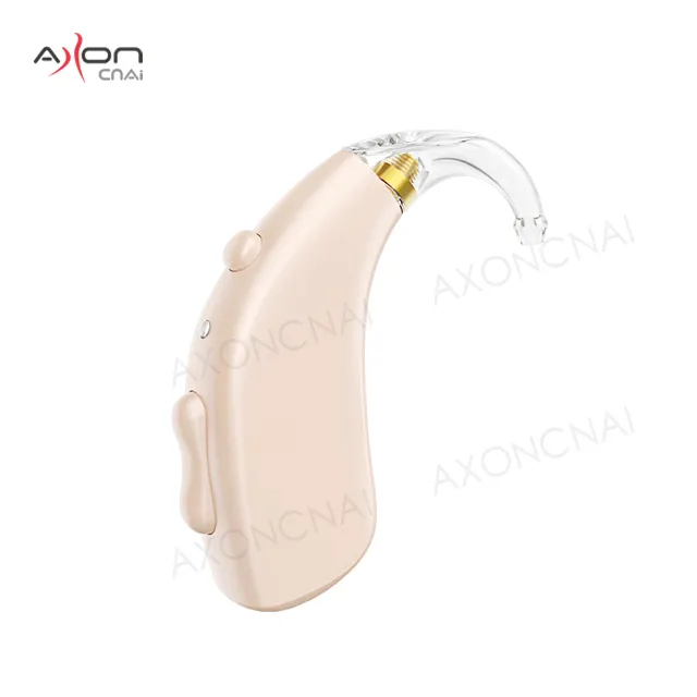 A-133 Sports Headphones BTE 4 channel Digital chip Stereo Earpiece Earbuds Hearing Aids