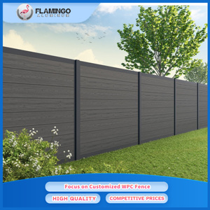 Nhà Máy Giá nhà ngoài trời WPC hàng rào cho khu vực cảnh quan ngoài trời hàng rào an ninh - Product Image 4