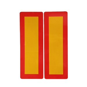 Autocollant réfléchissant haute visibilité pour plaque d'immatriculation de camion, bande de marquage réfléchissante arrière pour la sécurité - Product Image 1