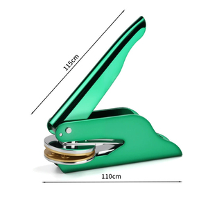 Sello de decoración personalizado de acero inoxidable, estampador manual en relieve, marca OEM, fabricado en Hebei para libros, sobres y servilletas - Product Image 5