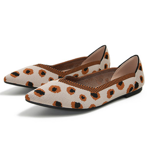 Nuove Ballerine <span class=keywords><strong>da</strong></span> <span class=keywords><strong>Donna</strong></span> in Maglia, Scarpe Basse Eleganti e Comode, Flessibili e Traspiranti, Casual Classiche per Lavoro e Ufficio, con Punta Affusolata - Product Image 2