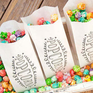 Bolsas de Papel para Palomitas de Maíz con Logotipo Personalizado al por Mayor, Recubiertas de Cera, Aptas para <span class=keywords><strong>Microondas</strong></span>, Lindas, para Cine - Product Image 3