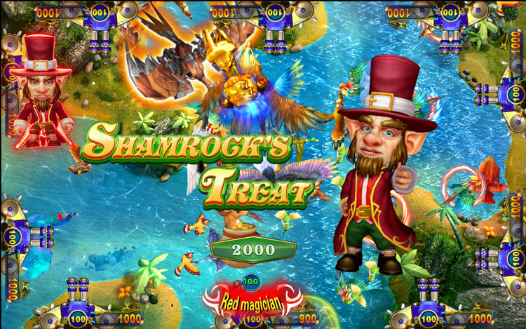 Lucky Shamrock Bird 3 Fish Game Board Phần mềm Bắn Bird Fish Table Máy chơi game Ocean King 3 Fish