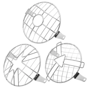 6.5英寸摩托车通用复古大灯保护器复古烤灯灯罩，适用于摩托杜卡迪斩波器雅马哈咖啡厅赛车