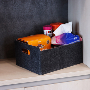 <span class=keywords><strong>Cesta</strong></span> de Almacenamiento Ecológica con Logotipo Personalizado al por Mayor, <span class=keywords><strong>Cesta</strong></span> de Almacenamiento de Fieltro para el Hogar y la Oficina, Estantería para Libros, Juguetes, Ropa - Product Image 4