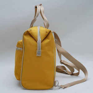 Multifunctional 3-in-1 Yellow Canvas <b>Laptop</b> Tote Bag Convertible <b>Backpack</b> Crossbody Bag for <b>Work</b> Travel Daily Commute - Product Image 4