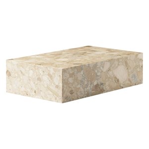 Mesa de centro de mármol Kunis Breccia, diseño minimalista, rectangular, moderna, para sala de estar - Product Image 5