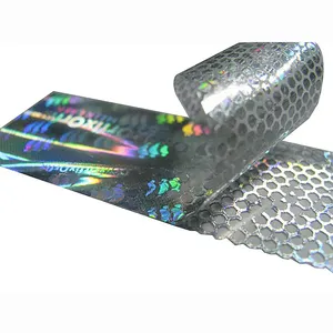 Etiquetas de marca de agua de seguridad a prueba de manipulaciones de holograma 3D, pegatinas de identificación superpuestas, etiqueta adhesiva de holograma vacío de seguridad para rascar