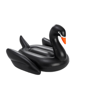 Flotador Inflable Cisne Negro para Piscina, Juguete Acuático de PVC para Uso en Hoteles y Resorts, Capacidad de 100 kg, Menos de 5 Pasajeros - Product Image 1