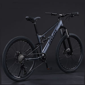 Bicicleta de Montaña de Acero al Carbono de 26 Pulgadas con Suspensión Completa, Novedad de 2024, 15 kg, Cuadro de Bicicleta de Montaña con Suspensión Total - Product Image 4