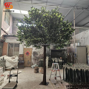 พรมดอกไม้ประดิษฐ์สำหรับตกแต่งงานแต่งงานในร่ม ต้นไม้สีเขียว ขนาด 1.8-2.4 เมตร ดอกไม้ประดิษฐ์ผสมกุหลาบผ้าไหม - Product Image 6