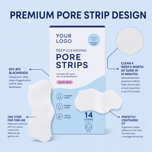 Bandes nettoyantes puissantes pour points noirs : Adsorption rapide des impuretés tenaces et de l'excès de sébum, affine les pores, action rapide, douces, non irritantes, nettoyage en profondeur. - Product Image 5