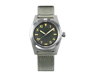 Retro Simple piloto Reloj automático California Dial Acero inoxidable Super Luminous Sports Watch - Product Image 1