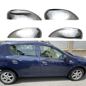 Copri Maniglia Porta Cromato <span class=keywords><strong>per</strong></span> Renault Symbol Logan <span class=keywords><strong>DACIA</strong></span> Sandero <span class=keywords><strong>Duster</strong></span> 2011-2019 Accessorio Styling <span class=keywords><strong>Auto</strong></span> - Product Image 1