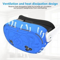 Étui de protection VR pour Meta Quest3s host silicone material cover lens game accessories custom meta quest 3 quest3s accessories
