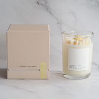 Conteneurs de bougies de luxe personnalisés en vrac pour la décoration de la maison, pots en verre uniques avec couvercles et boîtes à bougies