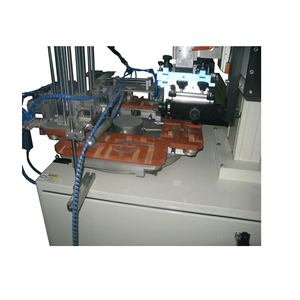 Imprimante sérigraphique automatique bibo KC 4 stations, moteur programmable, machine haute stabilité pour l'impression d'étiquettes, règles et rapporteurs - Product Image 6