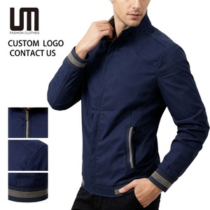 Logo personalizzato all'ingrosso autunno inverno nuovo <span class=keywords><strong>Casual</strong></span> uomo sottile <span class=keywords><strong>abbigliamento</strong></span> maschile giacca Bomber taglie forti - Product Image 1