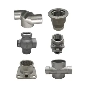 Metal Casting Service 304 Stainless Steel Pipe Fittings Auto Spare Parts Car Accessories Elbow Support