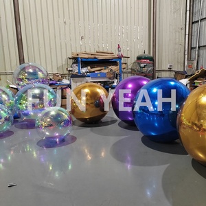 Disco de décoration de scène de mariage d'événement avec <span class=keywords><strong>ballon</strong></span> de miroir <span class=keywords><strong>gonflable</strong></span> d'or brillant La boule de miroir <span class=keywords><strong>gonflable</strong></span> peut être placée <span class=keywords><strong>sur</strong></span> <span class=keywords><strong>l</strong></span>'<span class=keywords><strong>eau</strong></span> - Product Image 6