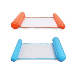 Matelas flottant <span class=keywords><strong>gonflable</strong></span> 2 tubes en PVC pour <span class=keywords><strong>piscine</strong></span>, chaise longue de bain en maille, jouet aquatique d'été pour extérieur - Product Image 3