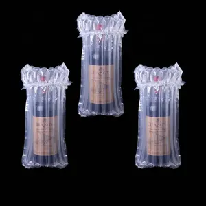 Inflatable Bottle Bag Protective Wine Packaging Air Shock Inflatable Packaging With Free Pump