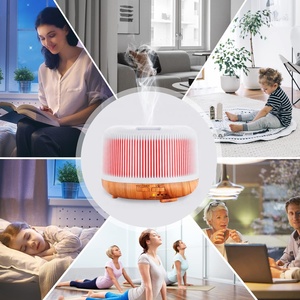 Diffusore di Oli Essenziali Elettrico in Plastica da 300ml con 7 Luci LED Cangianti, Umidificatore Ecologico per Casa e Natale - Product Image 6