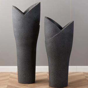 Grands pots à fleurs d'extérieur de style européen, <span class=keywords><strong>design</strong></span> classique, pots à plantes décoratifs en fibre de verre pour les centres commerciaux - Product Image 5