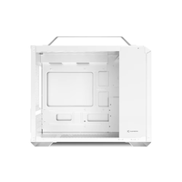 Fantaisie WuKong blanc boîtier PC Portable ordinateur de jeu de bureau MATX verre côté 240ml refroidi à l'eau ITX petit MINI Port TYPE-C