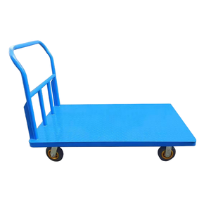 प्लेटफार्म फोल्डेबल हैंड ट्रॉली डेमूनटेबल लॉजिस्टिक्स स्टोरेज रोल भारी व्हील किराना गाड़ी 100 किलो क्षमता - Product Image 1