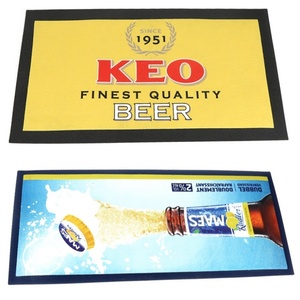 מחצלות בר מגומי ניטריל ידידותיות לסביבה עם הדפסת דוגמאות בהתאמה אישית למחצלת בר לניקוז בירה - Product Image 2