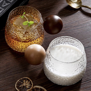 Heated Milk <strong>Coffee</strong> Glass Mug With Wooden Ball Handle for <strong>Coffee</strong> Milk Tea - Product Image 5
