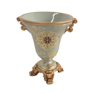 American Rustic Ceramic Vase - Large Farmhouse Entryway Decor - Product Image 5